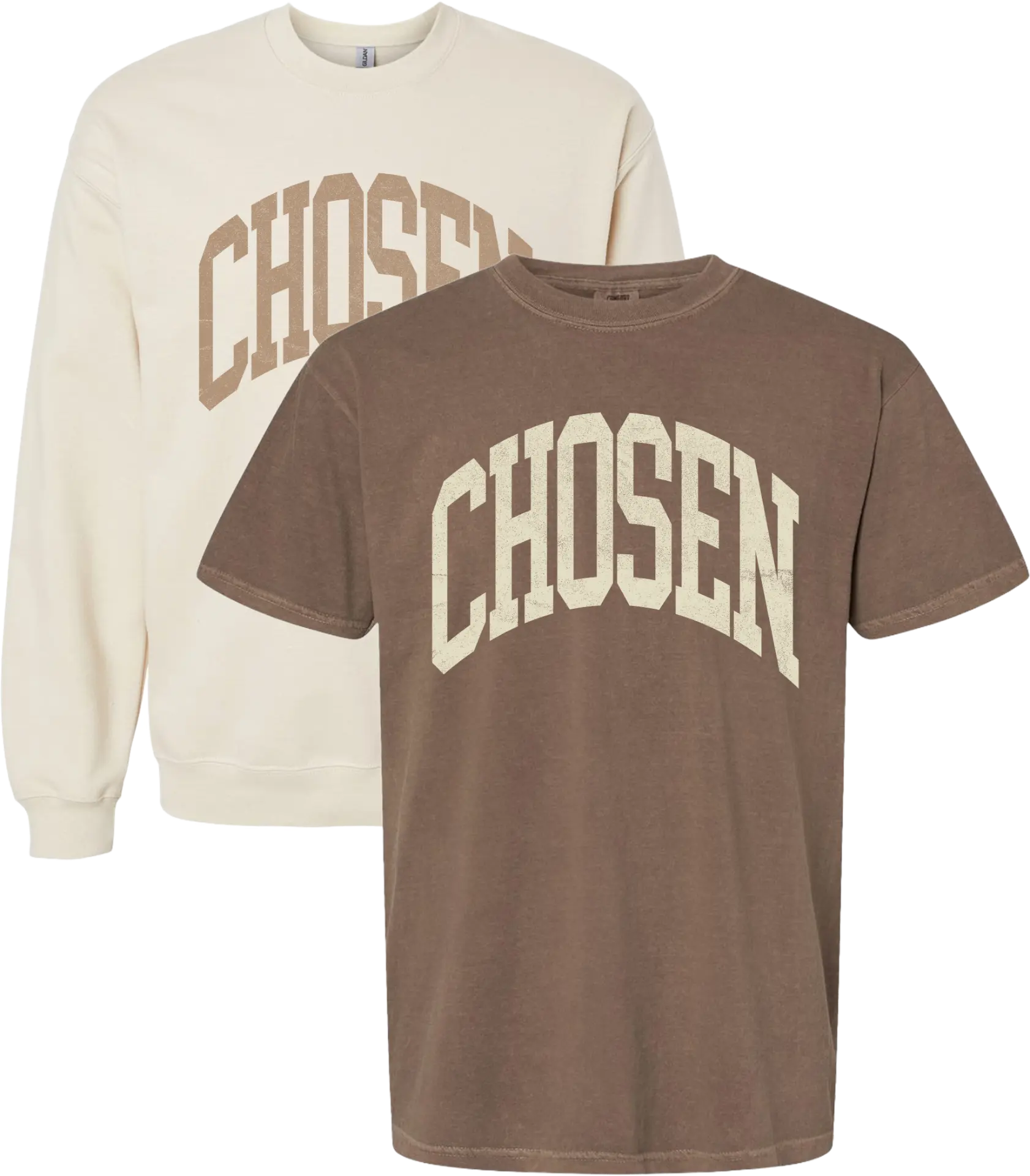Chosen campaign T-shirt and sweatshirt